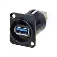 Neutrik Reversible USB-Durchführung 3.0 Buchse, Einbau Durchführung NAUSB3-B Inhalt: 1St. Neutrik Reversible USB-Durchführung 3.0 Buchse, Einbau Durchführung NAUSB3-B Inhalt: 1St.