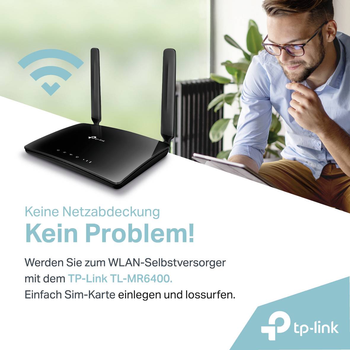 TP-LINK TL-MR6400 WLAN Router 2.4 GHz 300 MBit/s