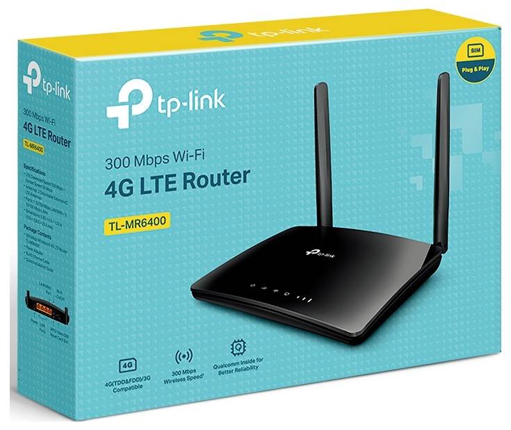 TP-LINK TL-MR6400 WLAN Router 2.4 GHz 300 MBit/s