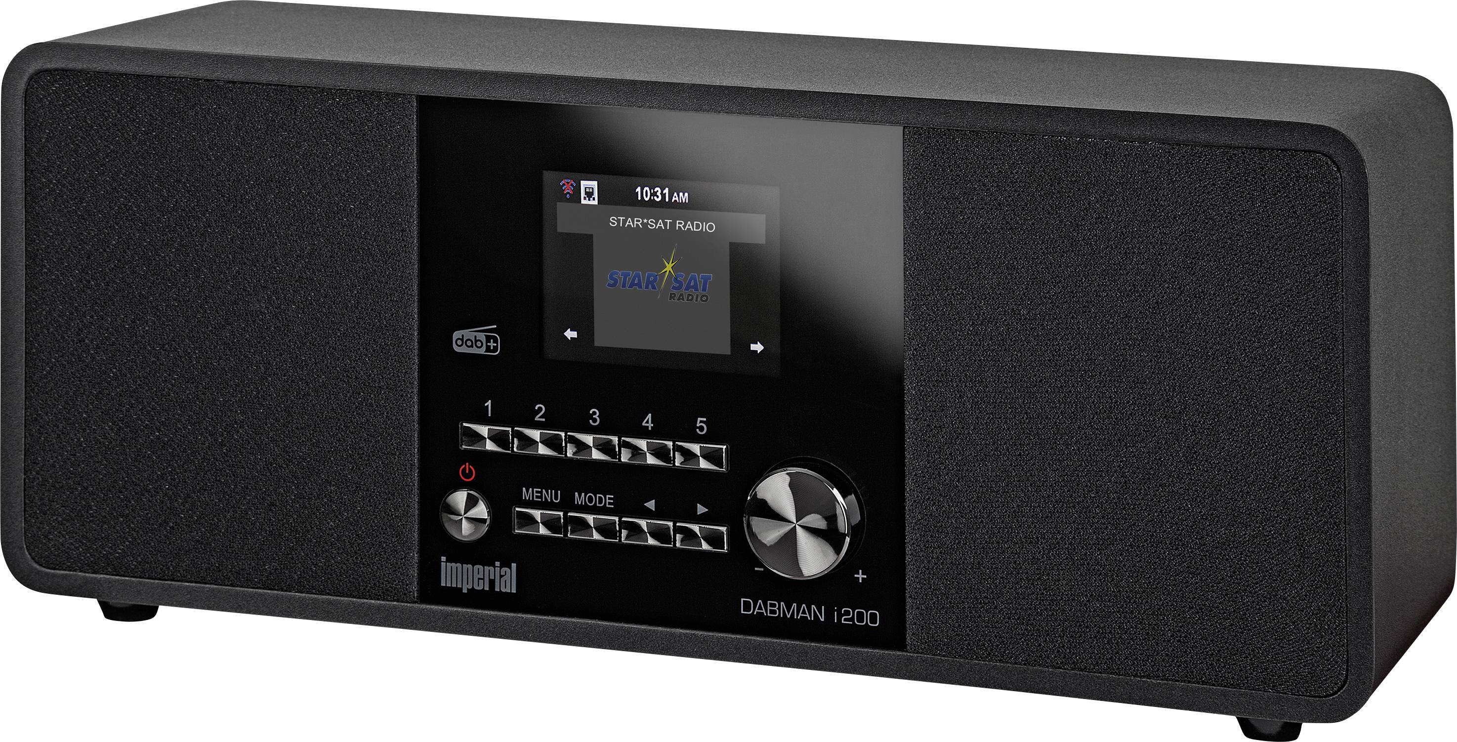 Imperial Dabman i200 Internet Tischradio DAB+, UKW, Internet AUX, USB, DLNA, LAN, Internetradio Sch