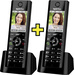 AVM FRITZ!Fon C5 Duo Set Schnurloses Telefon VoIP Babyphone, Freisprechen, Headsetanschluss Farbdis