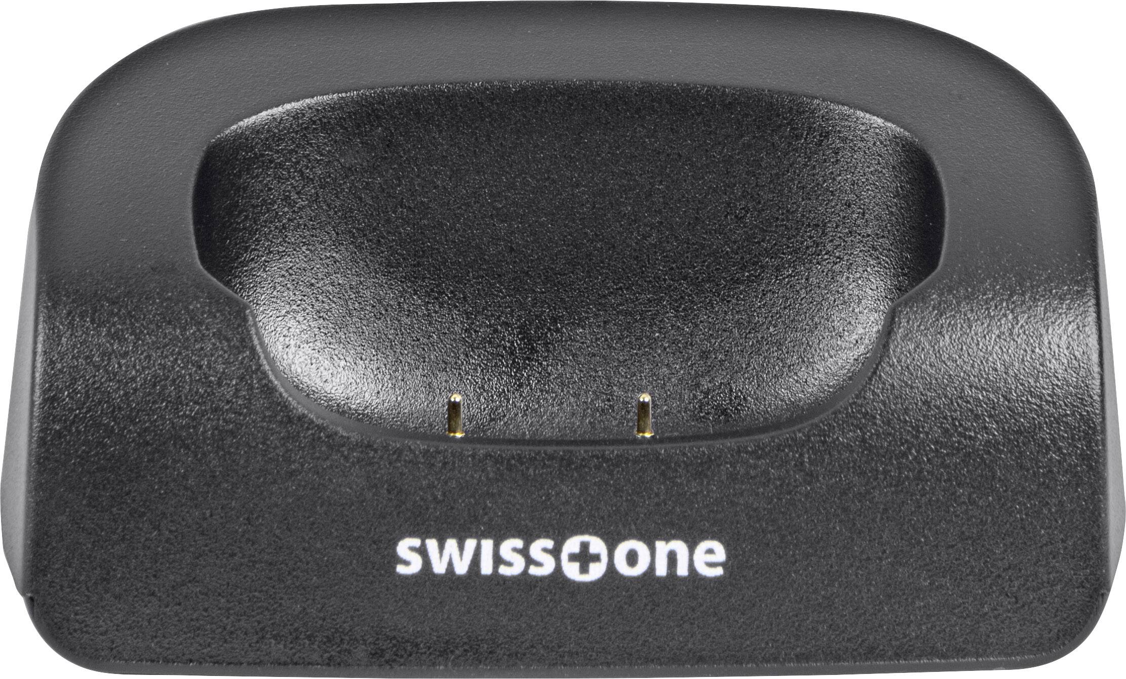Swisstone BBM 615 Senioren-Klapp-Handy mit Ladestation, SOS Taste Schwarz