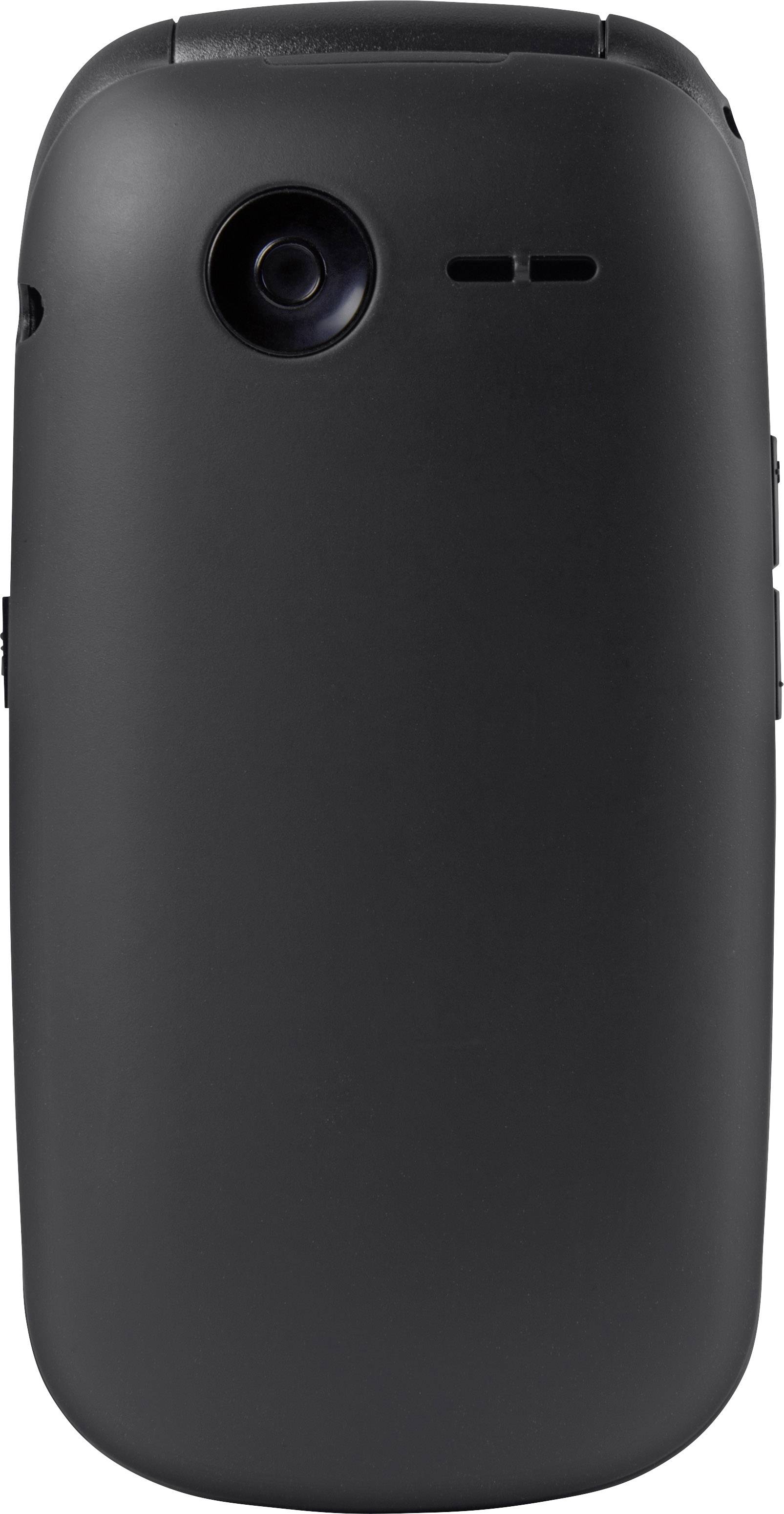 Swisstone BBM 615 Senioren-Klapp-Handy mit Ladestation, SOS Taste Schwarz