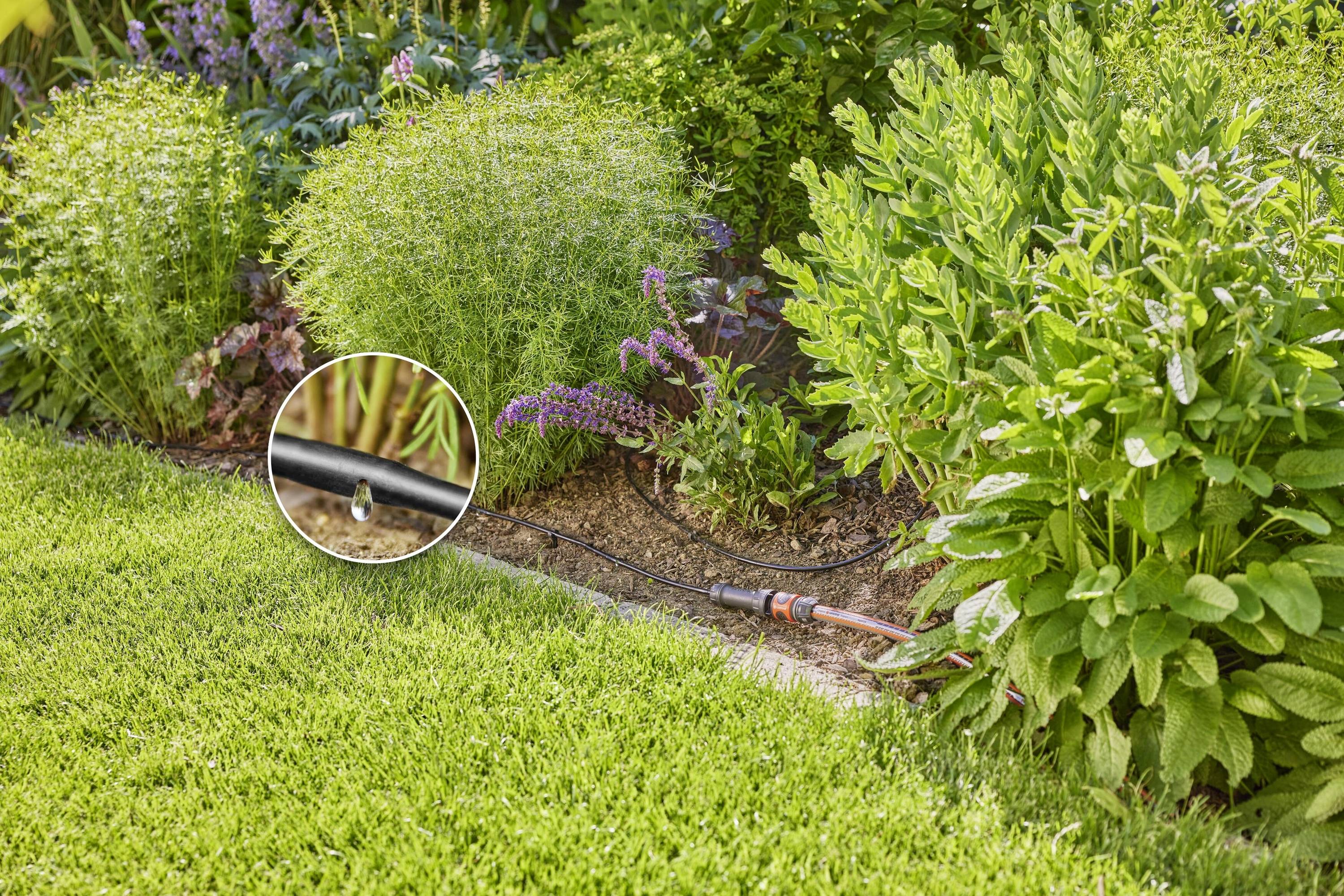 Gardena Micro-Drip System Start-Set Pflanzreihen S 4,6mm (3/16") Schlauchlänge: 15m 13010-20