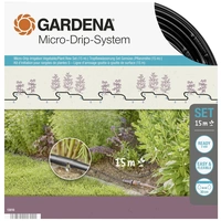 Gardena Micro-Drip System Start-Set Pflanzreihen S 4,6mm (3/16") Schlauchlänge: 15m 13010-20 Gardena Micro-Drip System Start-Set Pflanzreihen S 4,6mm (3/16") Schlauchlänge: 15m 13010-20