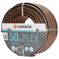 Gardena Comfort FLEX 18039-22 13mm 1/2 Zoll Meterware Grau, Schwarz, Orange Gartenschlauch Gardena Comfort FLEX 18039-22 13mm 1/2 Zoll Meterware Grau, Schwarz, Orange Gartenschlauch