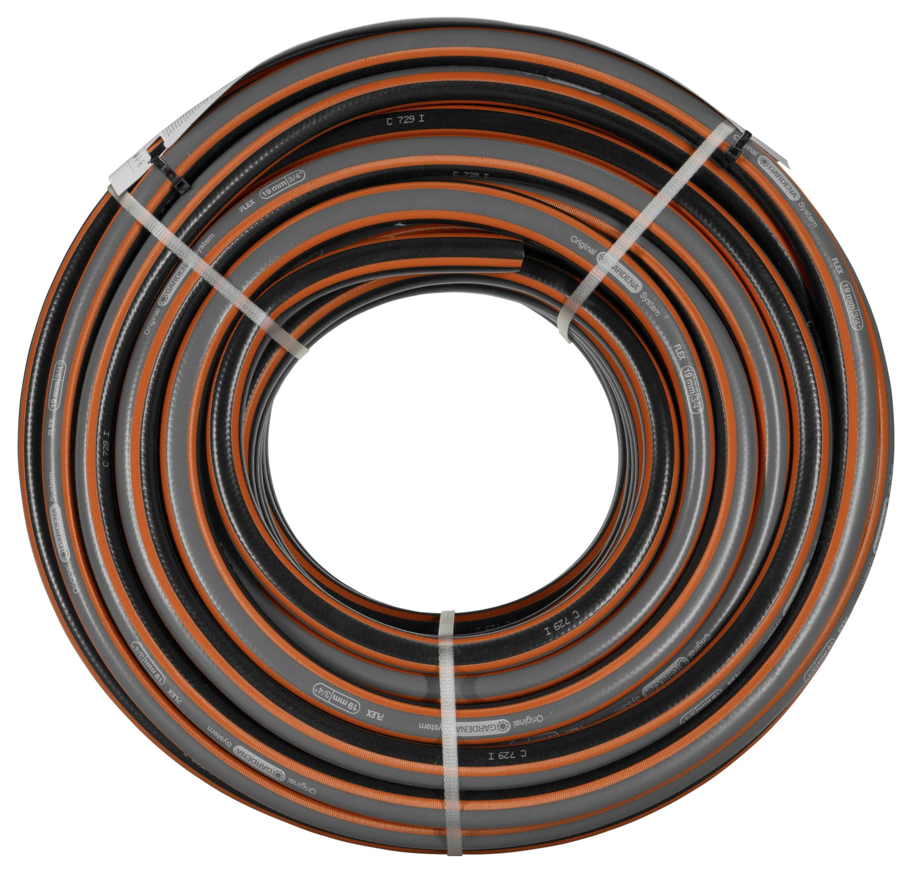 Gardena 18055-22 Comfort FLEX 19 mm 3/4 Zoll Meterware Grau, Schwarz, Orange Gartenschlauch