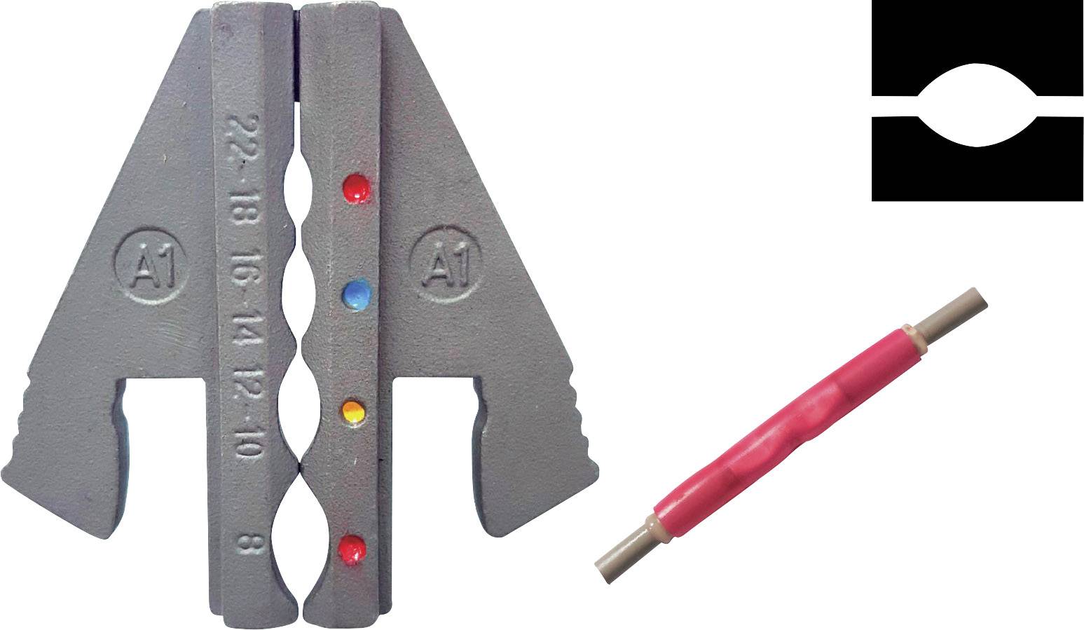 TOOLCRAFT PLE-0A1 Crimp-Einsätze Schrumpfschlauchverbinder Quetschbereich: 0.5 bis 10mm² Passend für Marke (Zangen): TOOLCRAFT