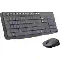 Logitech MK235 Funk Tastatur, Maus-Set Spritzwassergeschützt Deutsch, QWERTZ Schwarz Logitech MK235 Funk Tastatur, Maus-Set Spritzwassergeschützt Deutsch, QWERTZ Schwarz