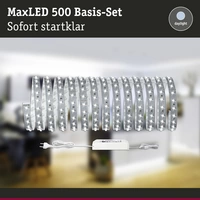 Paulmann MaxLED 500 70605 LED-Streifen-Basisset mit Stecker 24V 5m Tageslichtweiß 1St. Paulmann MaxLED 500 70605 LED-Streifen-Basisset mit Stecker 24V 5m Tageslichtweiß 1St.