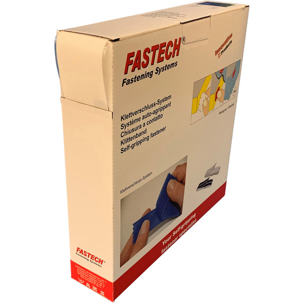 FASTECH® B50SK-F866W25 Klettband zum Aufkleben Hotmelt Mikrohaken (L x B) 25m x 50mm Weiß 25m