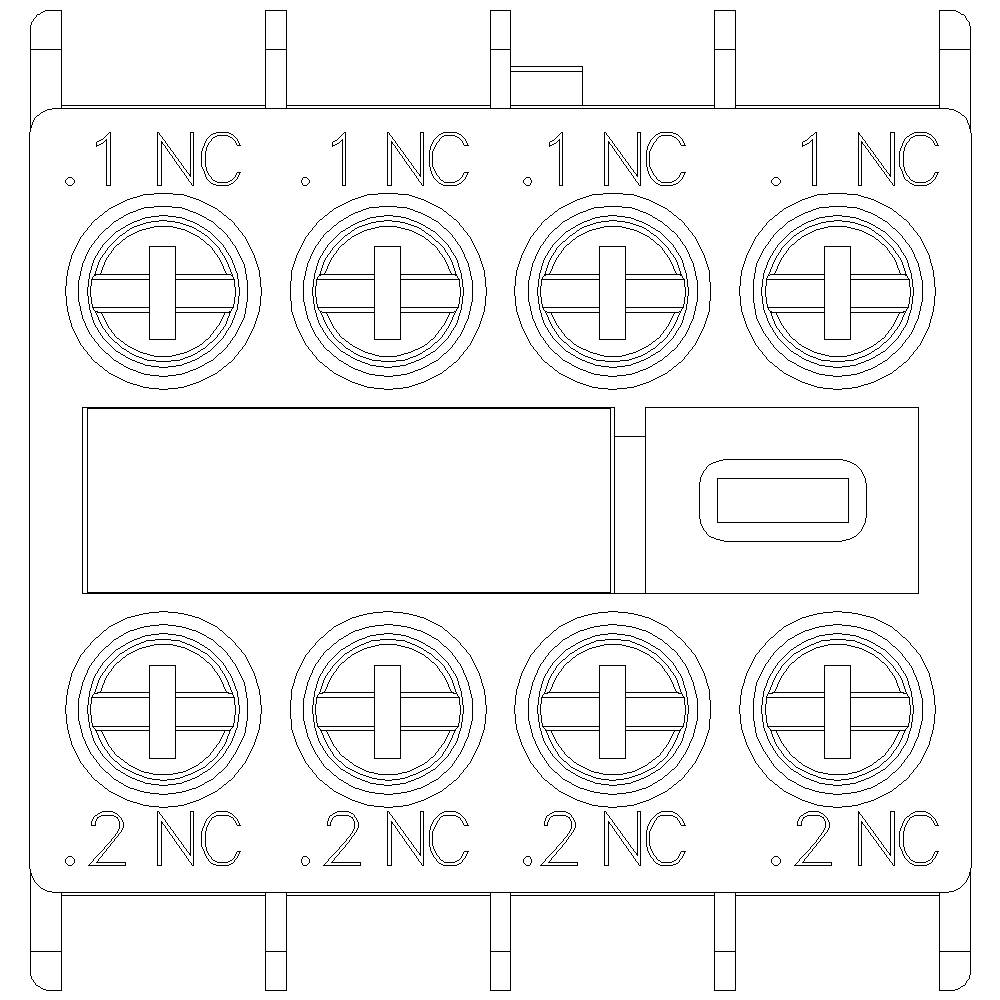Siemens 3RH2911-1FA04 Hilfsschalterblock 10A 1St.