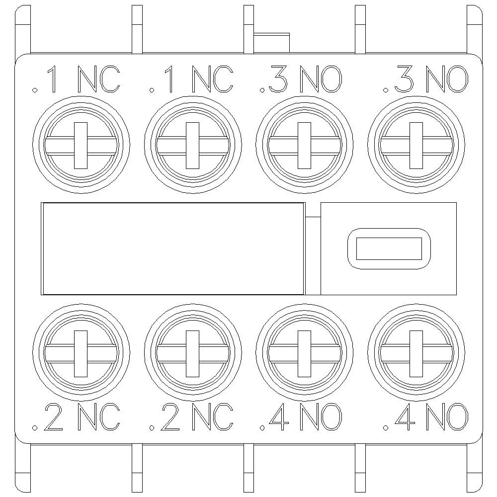 Siemens 3RH2911-1HA22 Hilfsschalterblock 10A 1St.