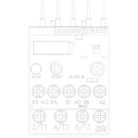Siemens Überlastrelais 690 V/AC 1 Schließer, 1 Öffner 1 St. 3RU2116-1DB0 Siemens Überlastrelais 690 V/AC 1 Schließer, 1 Öffner 1 St. 3RU2116-1DB0