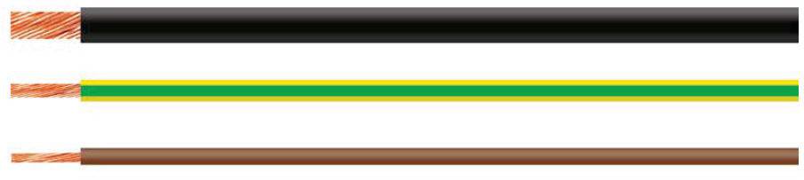 HELU 20020201gn/ge Litze H07V-K 1 x 4 mm² Gelb, Grün Meterware