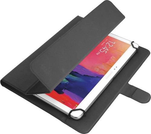 Trust Tablet Tasche, universal Passend für Display-Größe=25,7cm (10,1 ) BookCase Schwarz
