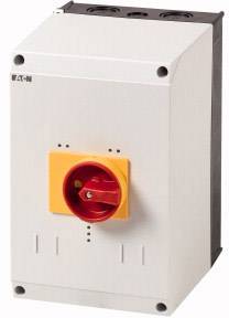 Eaton CI-K4-PKZ4-GR 225525 Leergehäuse Aufbau, mit NOT-Aus-Schalter (L x B x H) 160 x 100 x 130 mm Rot, Gelb 1 St.