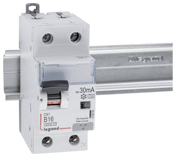 Legrand 410965 DX3 FILS B16A 1P+N 6KA 30MA A FI-Schutzschalter/Leitungsschutzschalter 1polig 16 A 0