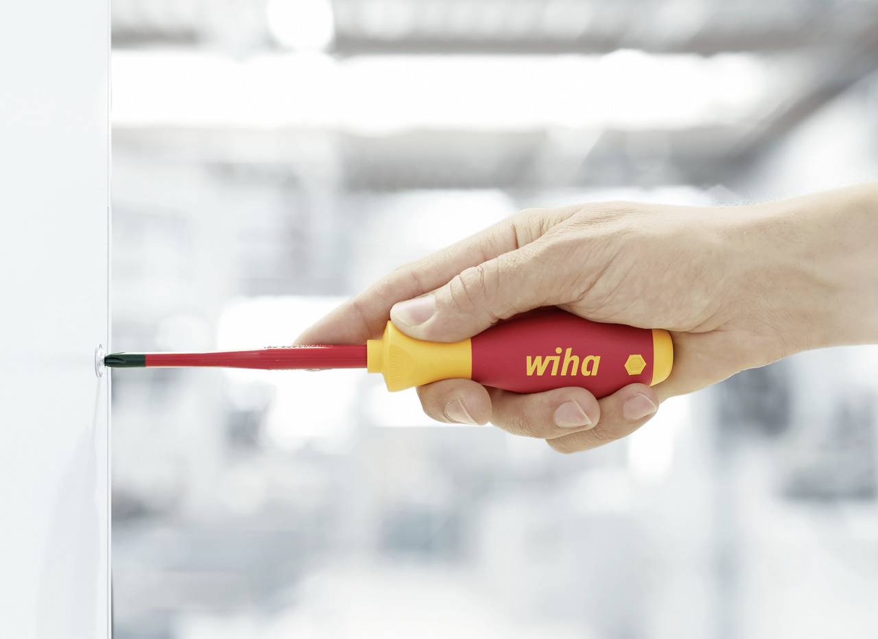 Wiha VDE Schraubendreher-Set 12teilig Schlitz, Kreuzschlitz Pozidriv, Kreuzschlitz Phillips, Plus/Minus, Innen-TORX