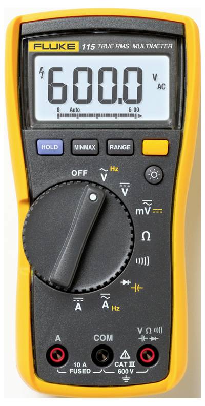Fluke FLK115/TLK-225-1 Hand-Multimeter digital CAT III 600V Anzeige (Counts): 6000