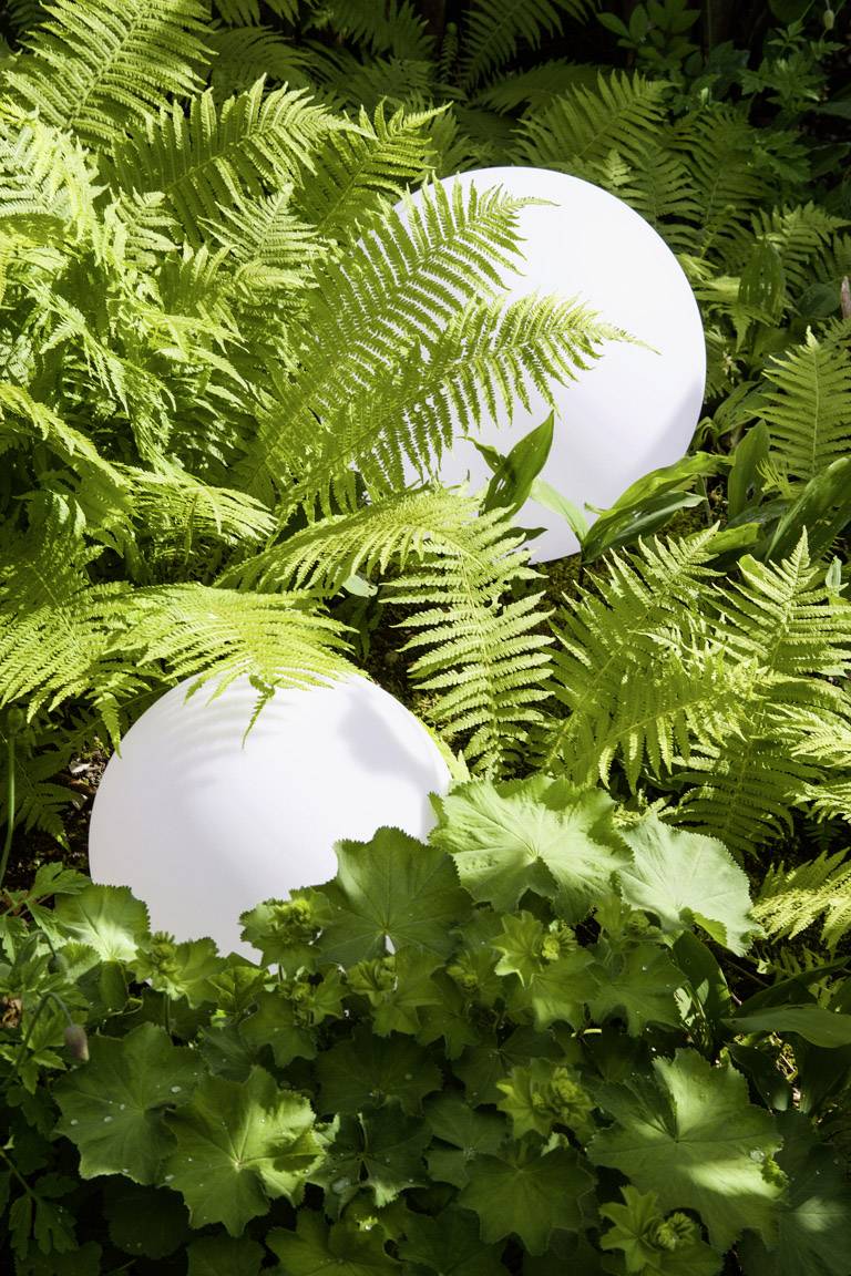 Telefunken Solar-Gartenleuchte Ball T90222 Kugel LED 9.6W RGBW Weiß