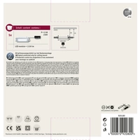 Paulmann LED-Bad-Einbauleuchte LED LED fest eingebaut 12W IP44 Chrom (matt) Paulmann LED-Bad-Einbauleuchte LED LED fest eingebaut 12W IP44 Chrom (matt)