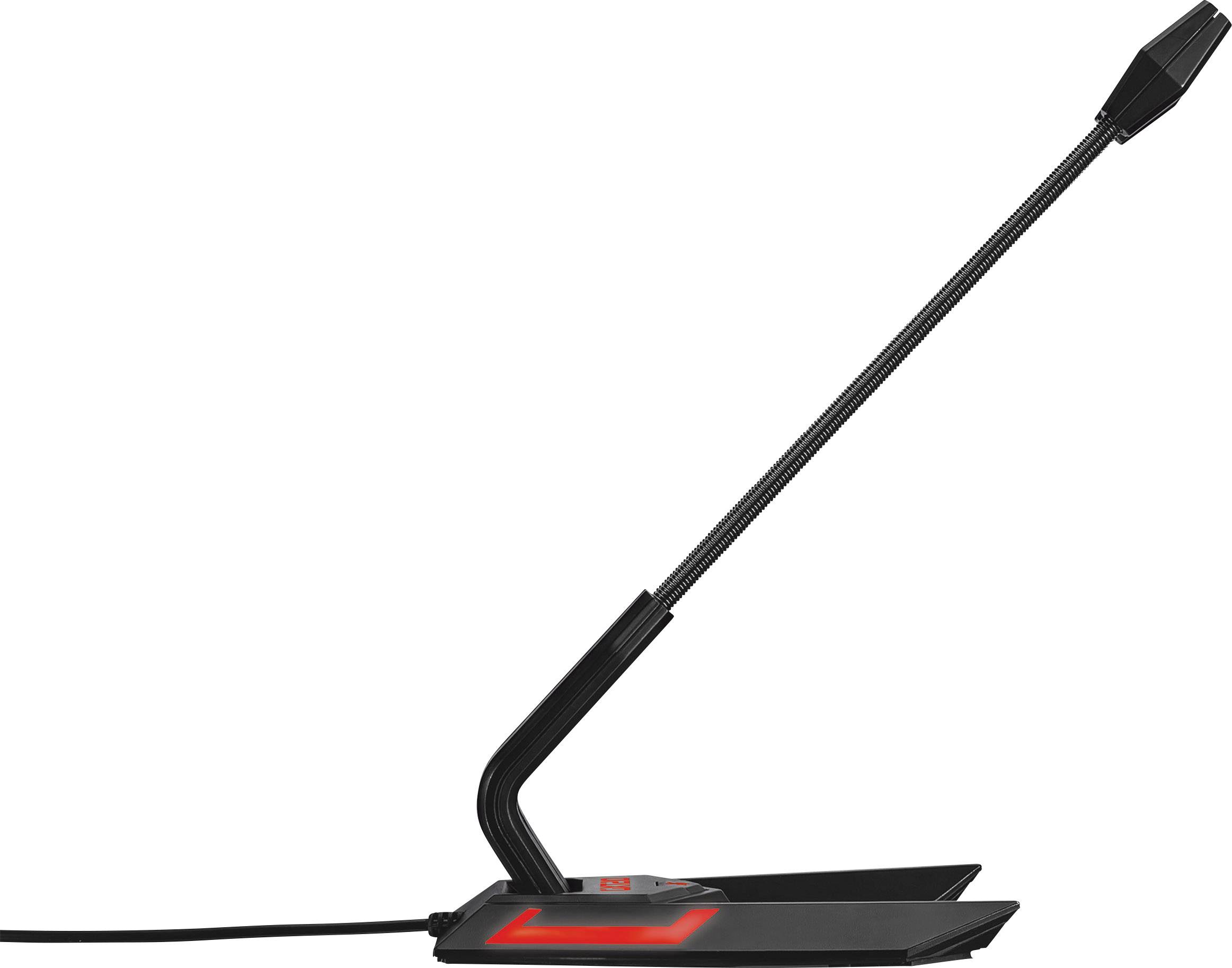 Trust GXT 210 Stand PC-Mikrofon Übertragungsart (Details):Kabelgebunden Standfuß USB Kabelgebunden Schwarz