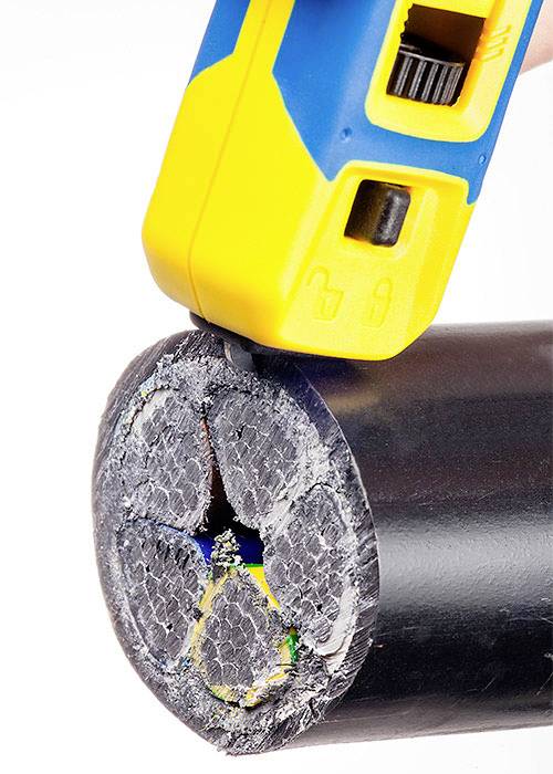 Jokari 70000 System 4-70 Abisoliermesser Geeignet für Rundkabel, Feuchtraumkabel 8 bis 35 mm