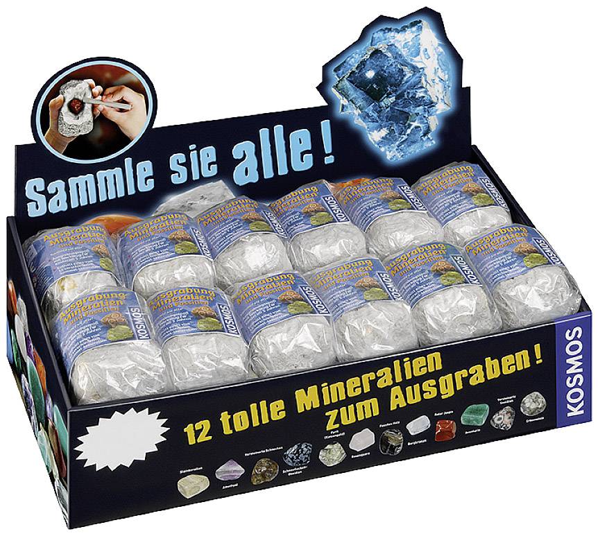 Kosmos 601607 Mineralien & Fossilien Triops & Dinosaurier Fossil ab 8 Jahre