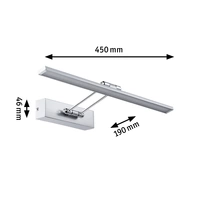 Paulmann Beam Fifty 99895 LED-Bilderleuchte 7W Warmweiß Nickel (gebürstet) Paulmann Beam Fifty 99895 LED-Bilderleuchte 7W Warmweiß Nickel (gebürstet)