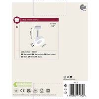 Paulmann Circle Hochvolt-Schienensystem-Leuchte URail LED fest eingebaut 5W LED Weiß Paulmann Circle Hochvolt-Schienensystem-Leuchte URail LED fest eingebaut 5W LED Weiß