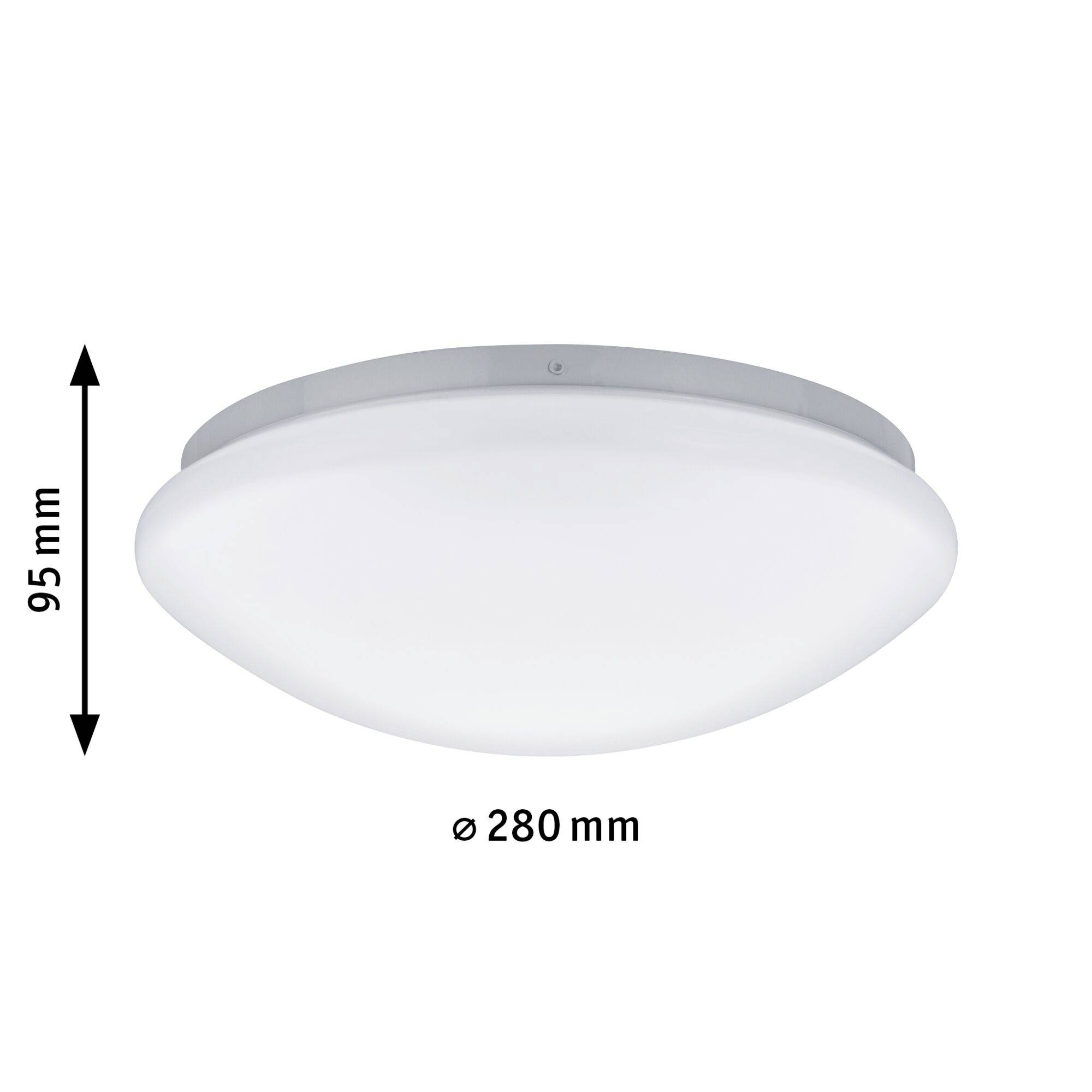 Paulmann Leonis 70724 LED-Bad-Deckenleuchte mit Bewegungsmelder 9.5W Neutralweiß Weiß