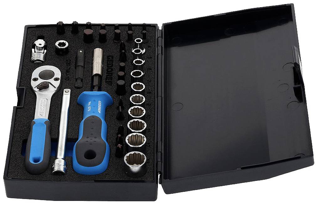 Gedore Steckschlüsselsatz metrisch 1/4" (6.3 mm) 40teilig 1815660