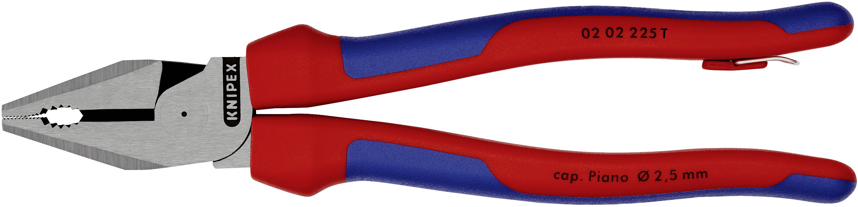 Knipex 02 02 225 T Werkstatt Kraft-Kombizange 225 mm DIN ISO 5746