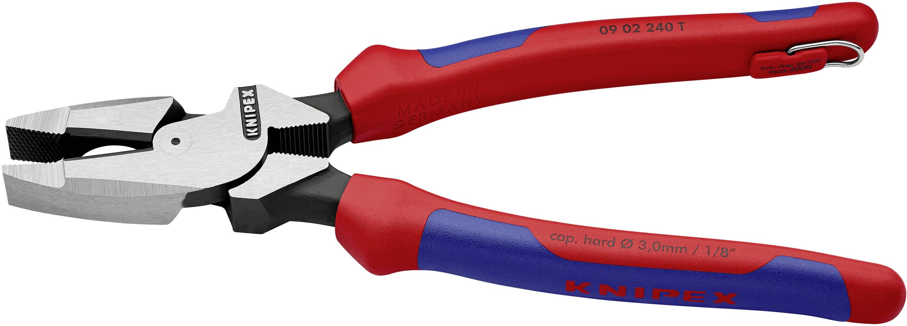 Knipex 09 02 240 T Werkstatt Kombizange 240 mm DIN ISO 5746