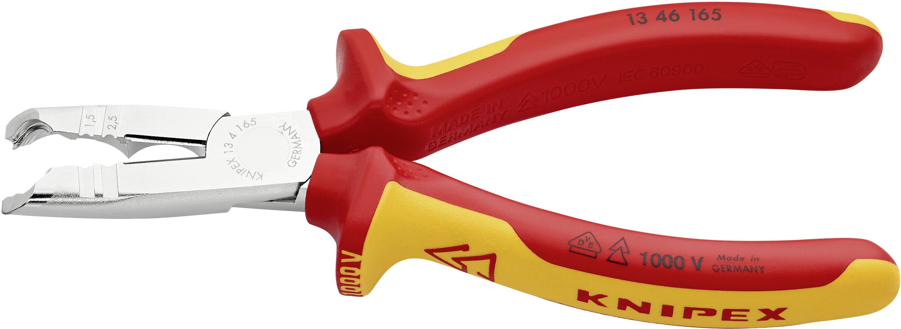 Knipex 13 46 165 Abmantelungszange 1.5 bis 2.5mm² 8 bis 13mm