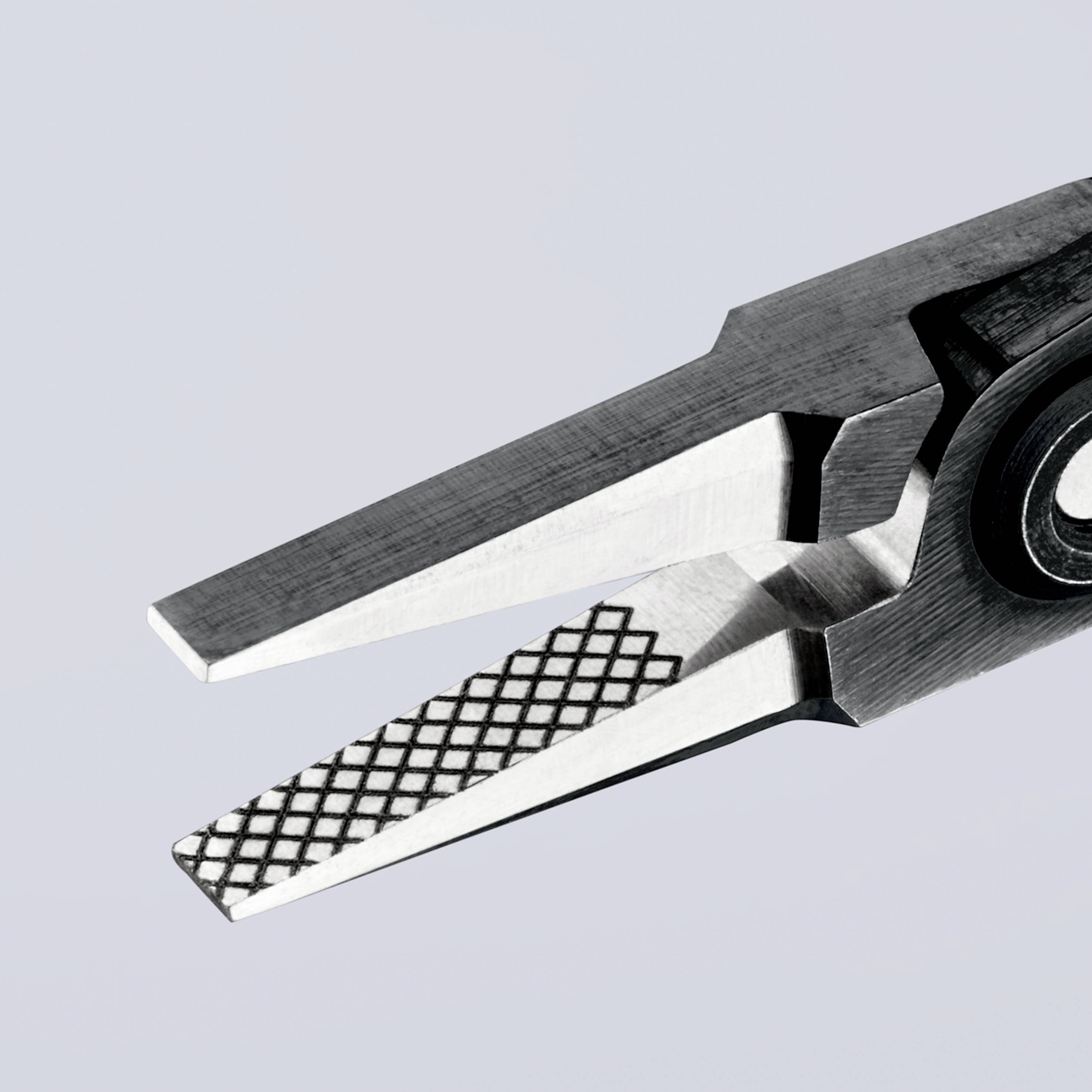 Knipex 34 42 130 Werkstatt Flachzange Chrom-Vanadium Kugellagerstahl 130 mm