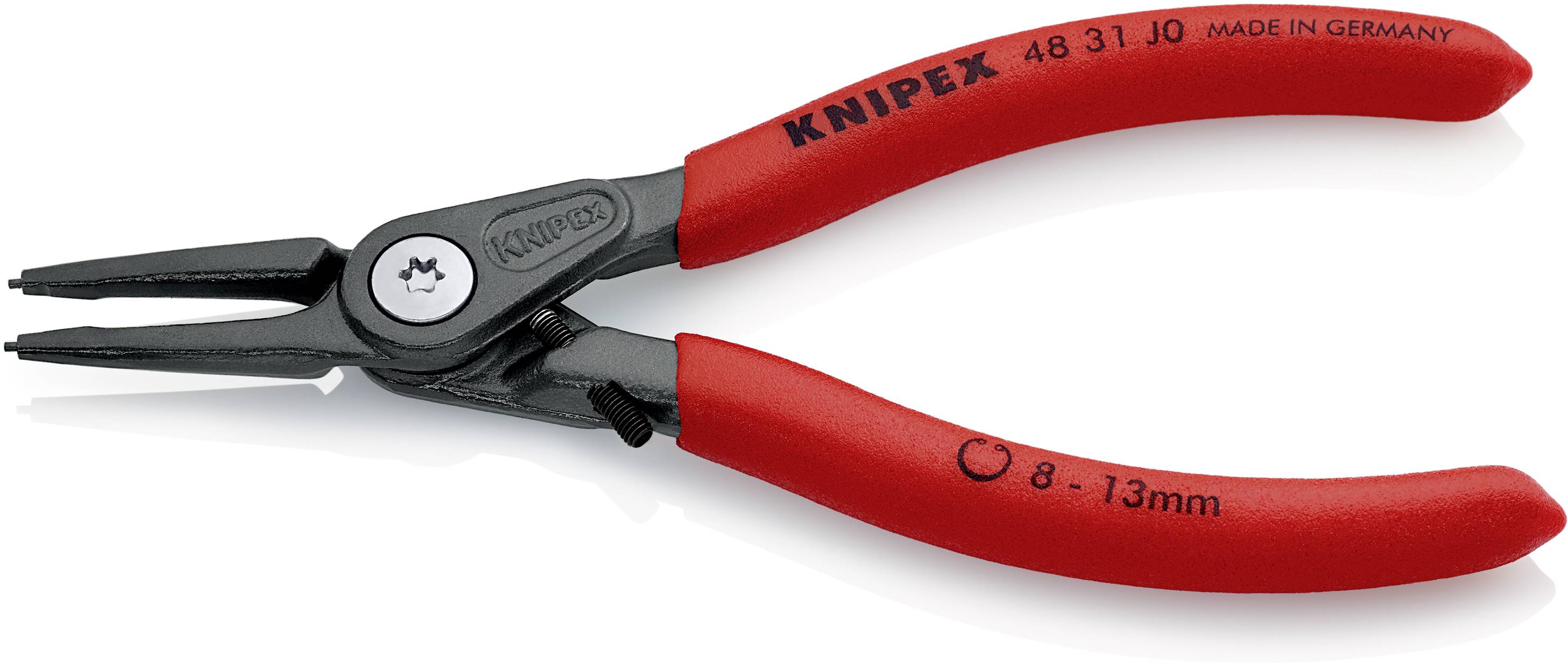 Knipex 48 31 J0 Seegeringzange Passend für (Seegeringzangen) Innenringe 8-13mm Spitzenform (Details) gerade