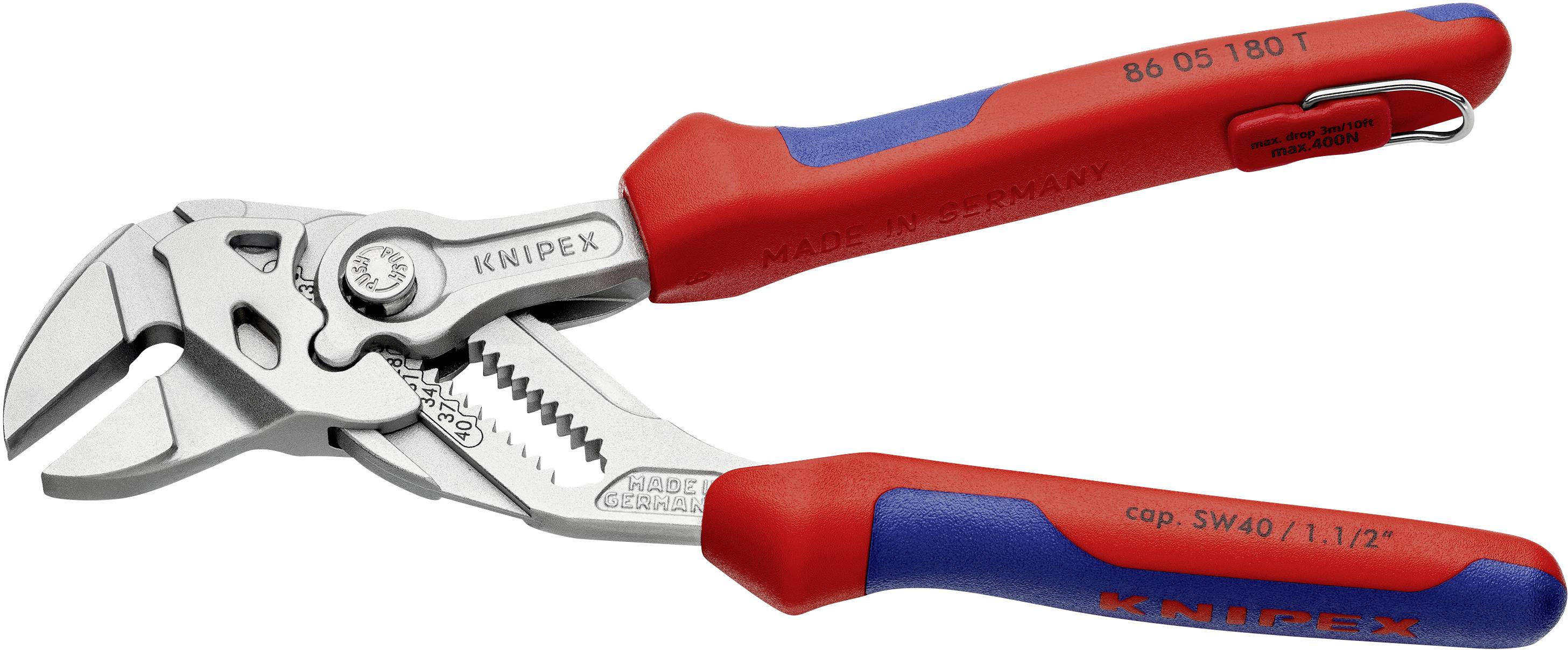 Knipex 86 05 180 T Zangenschlüssel 35 mm 180 mm