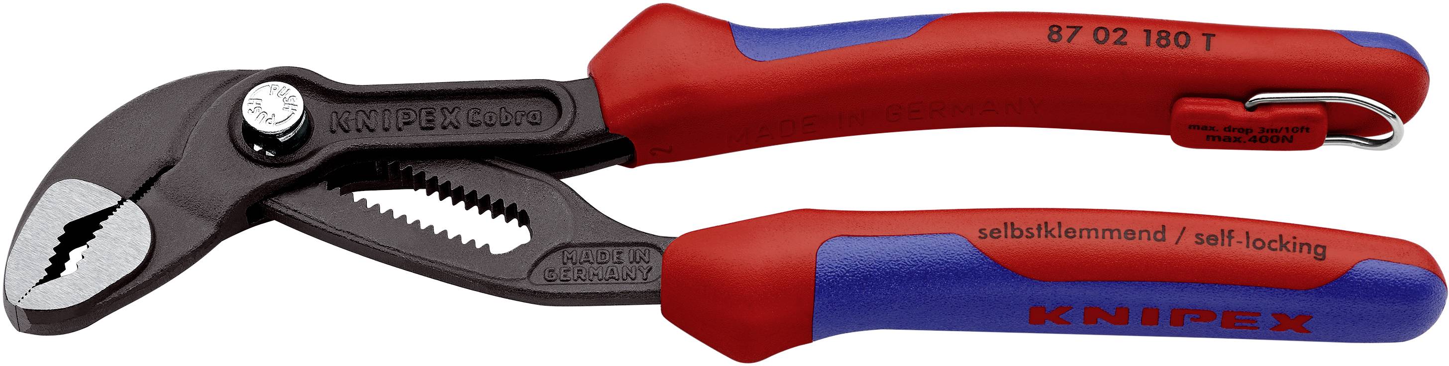 Knipex Cobra 87 02 180 T Wasserpumpenzange Schlüsselweite (metrisch) 36 mm 180 mm