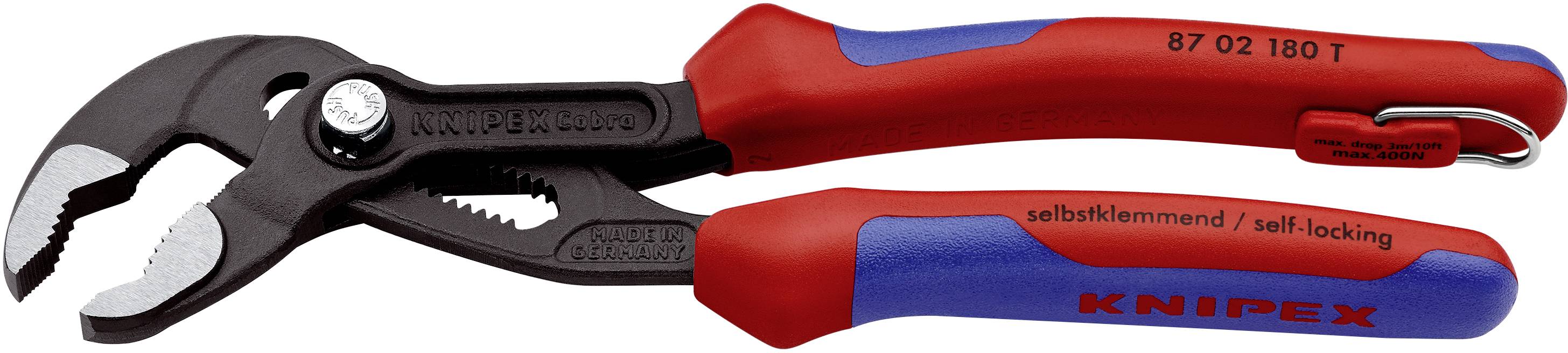 Knipex Cobra 87 02 180 T Wasserpumpenzange Schlüsselweite (metrisch) 36 mm 180 mm