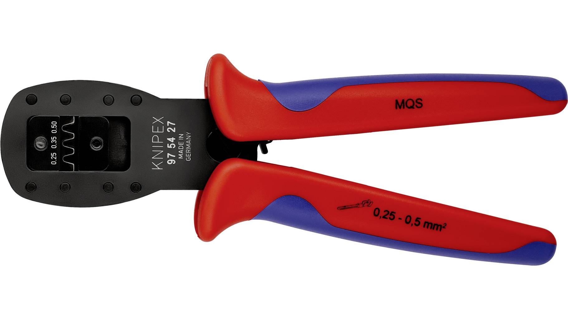 Knipex 97 99 151 Ronde stekker 100 stuks 5 mm kabel 1.5-2.5mm2 (Blauw Knipex 97 99 151 Ronde stekker 100 stuks 5 mm kabel 1.5-2.5mm2 (Blauw