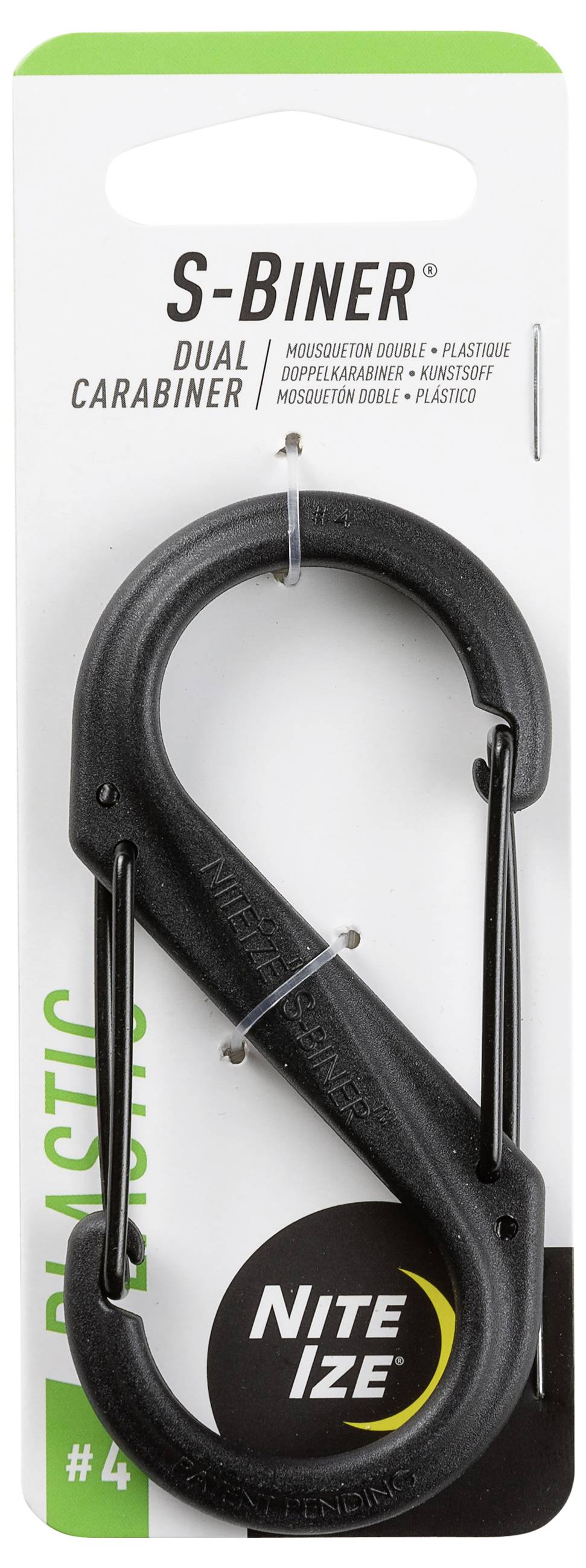 NITE Ize NI-SBP4-03-01BG Karabiner S-Biner Gr. 4 88mm x 38mm x 8mm 1St.
