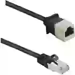 Renkforce RF-4394124 RJ45 Netzwerkkabel, Patchkabel CAT 5e F/UTP 0.50m Schwarz Verlängerungskabel mit Rastnasenschutz, vergoldete Renkforce RF-4394124 RJ45 Netzwerkkabel, Patchkabel CAT 5e F/UTP 0.50m Schwarz Verlängerungskabel mit Rastnasenschutz, vergoldete