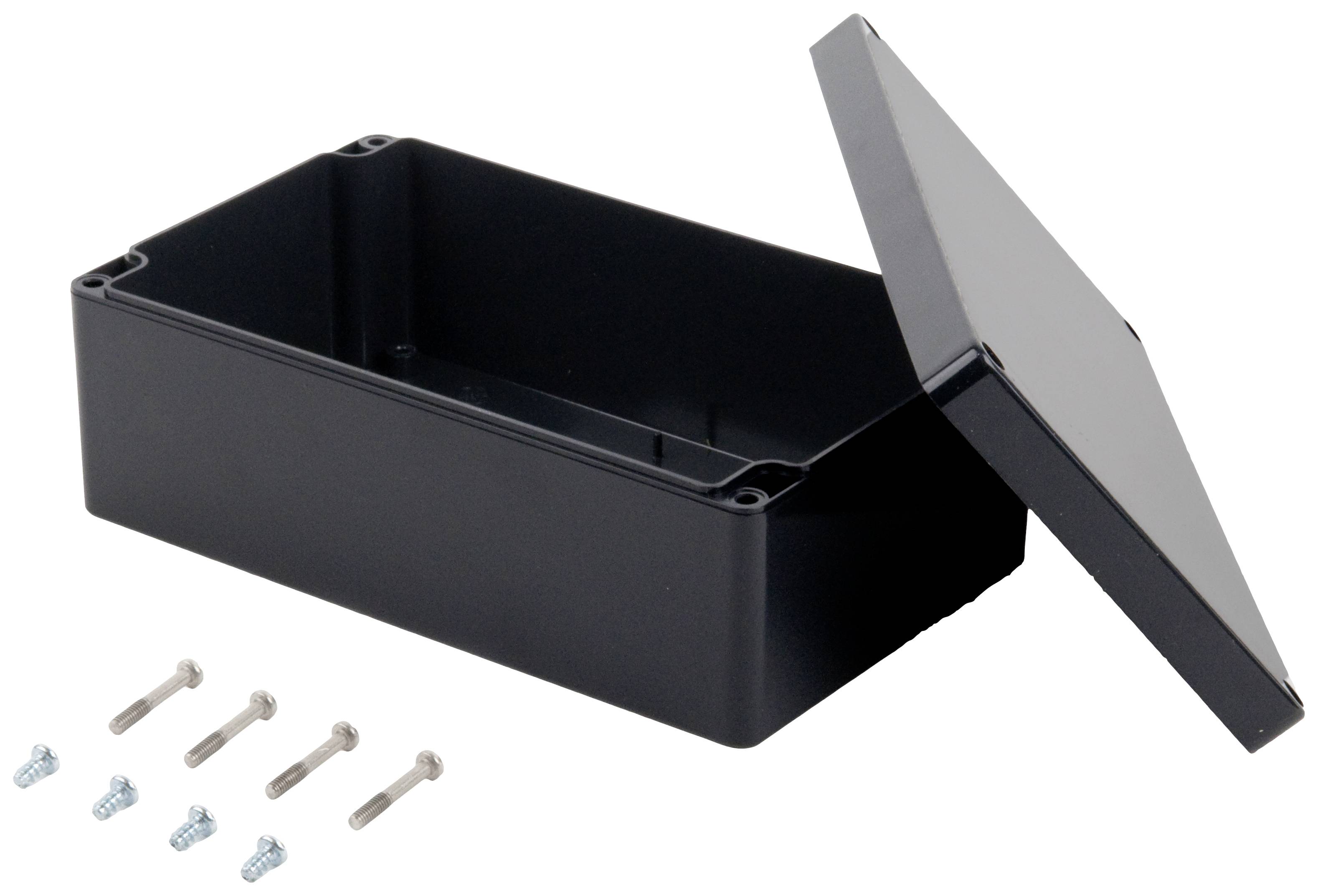 TRU Components KST 221 03221000.H Industrie-Gehäuse 200 x 120 x 75 ABS Schiefer-Grau 1St.