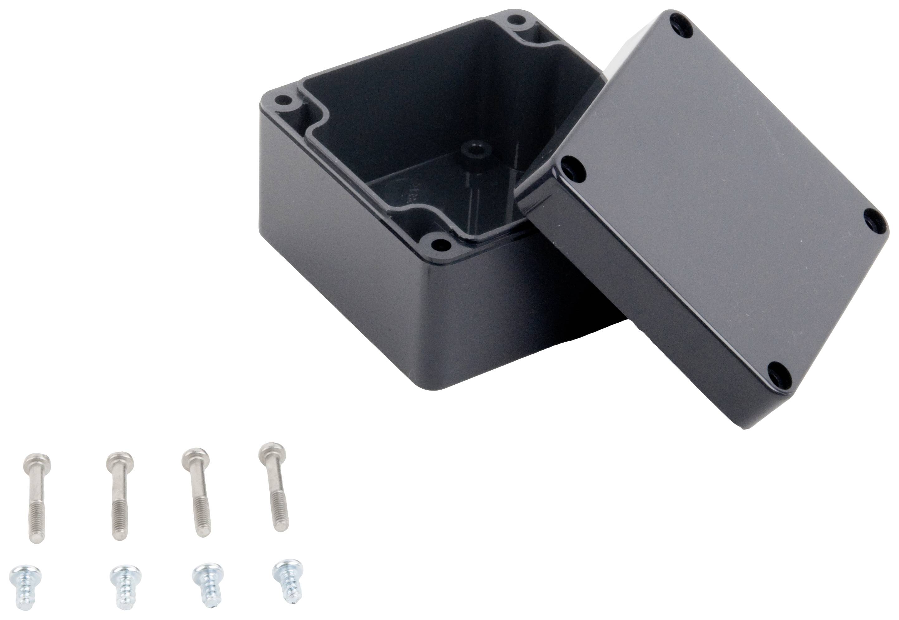 TRU Components KST 210 03210000.H Industrie-Gehäuse 82 x 80 x 55 ABS Schiefer-Grau 1St.