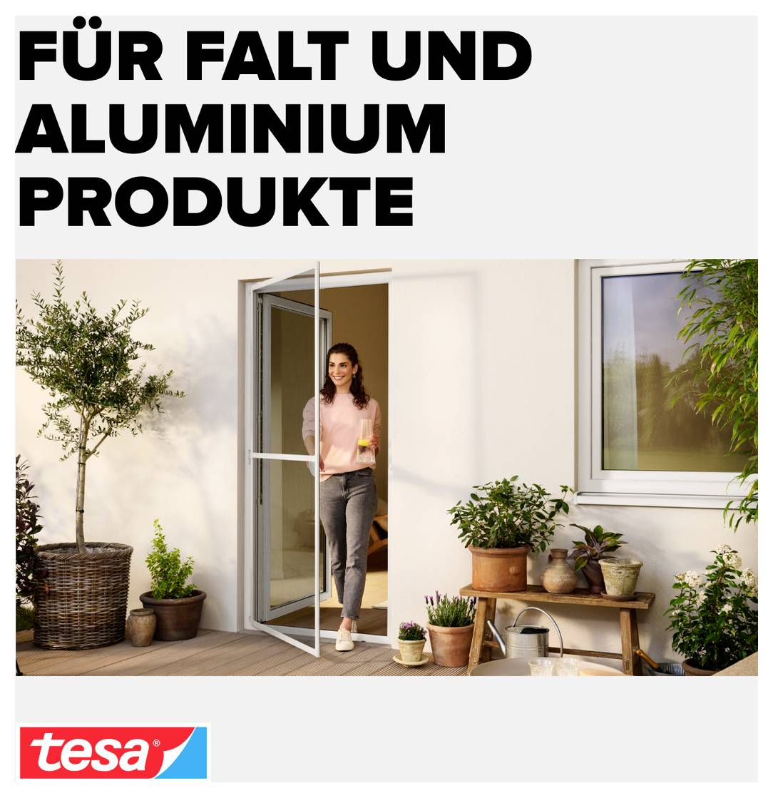 Tesa Anzeige für „FÜR FALT UND ALUMINIUM PRODUKTE