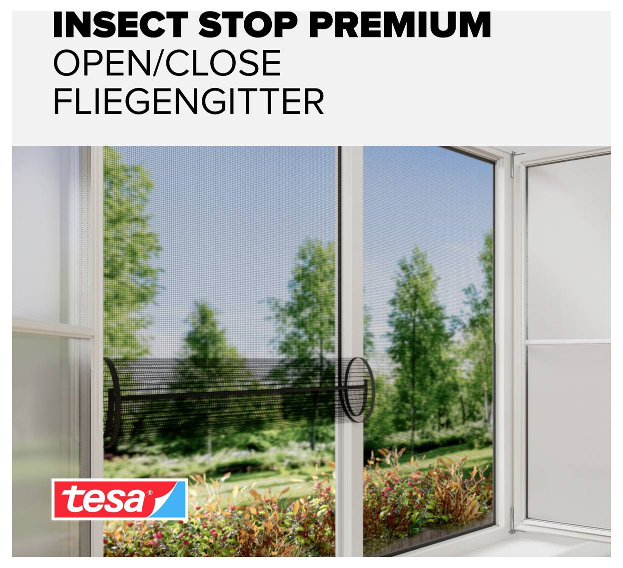 TESA COMFORT 55033-00021-00 Fliegengitter (B x H) 1500mm x 1300mm Anthrazit 1St.