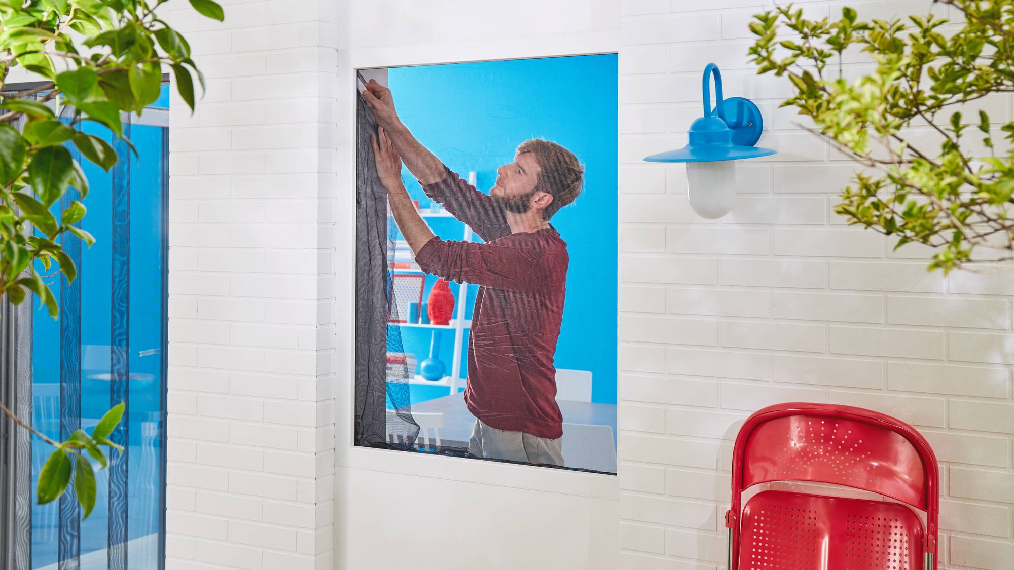 TESA STANDARD 55680-00001-02 Fliegengitter (B x H) 1800mm x 1500mm Anthrazit 1St.