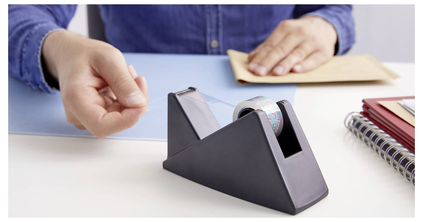 tesa Klebeband-Abroller Schwarz Rollenbreite (max.): 19 mm